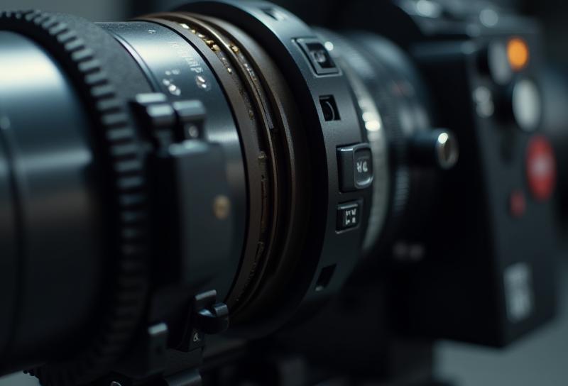 Close-up image highlighting the lens mount of the CineMaster Pro